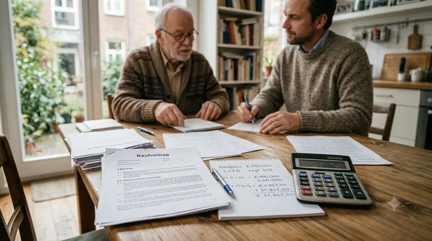 Berechnung der Maklerprovision beim Immobilienverkauf